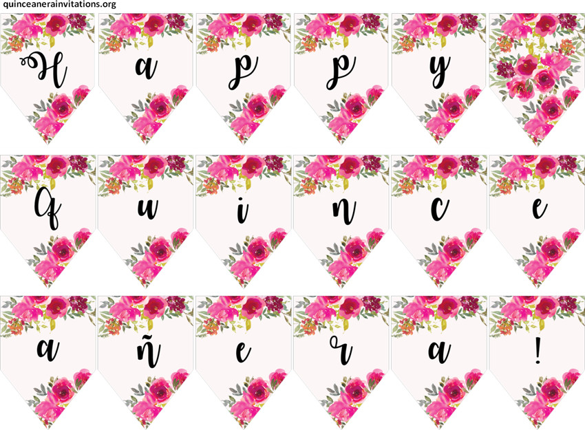 diy quinceanera banner