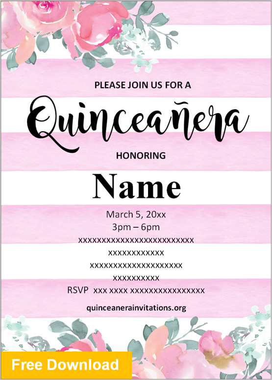 quince invitations