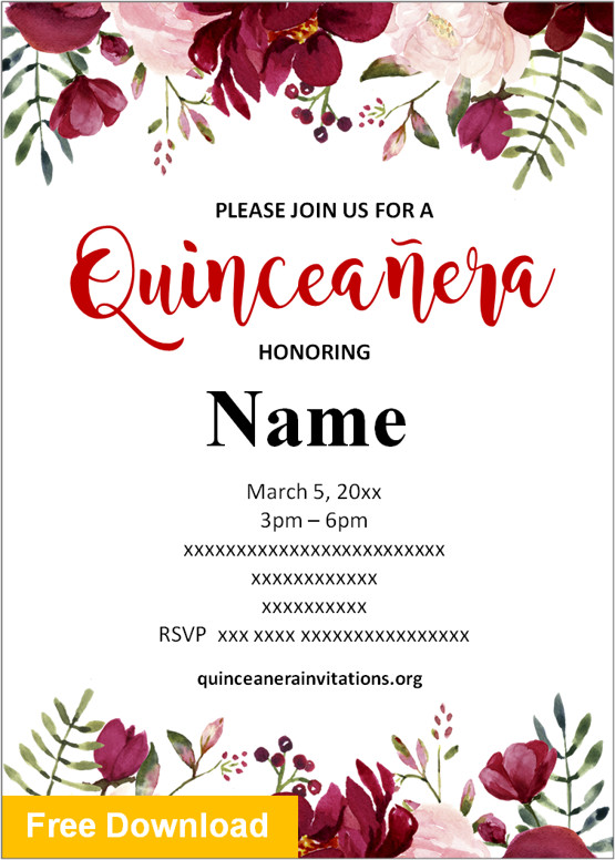 unique quinceanera invitation