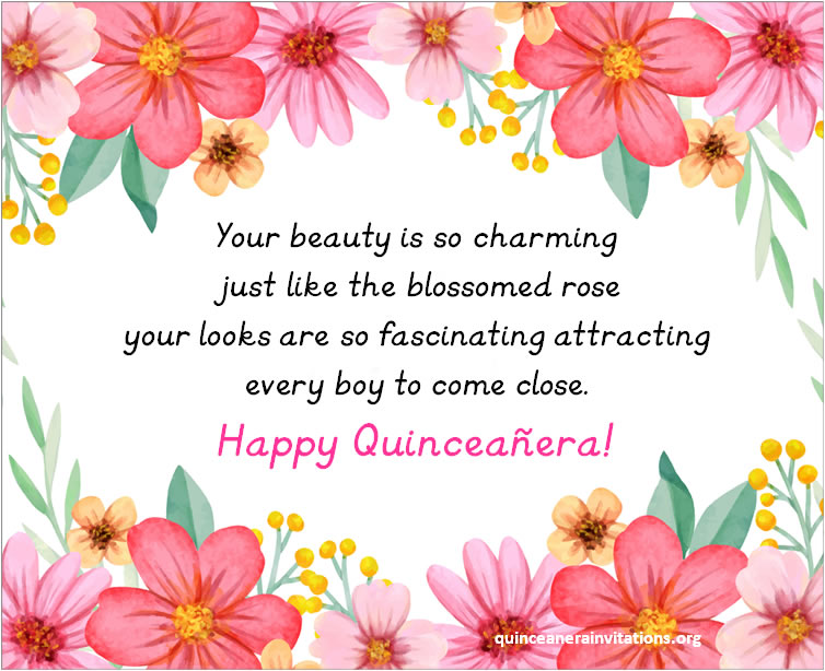 quinceanera printable phrase