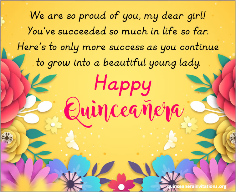 happy quinceanera quotes