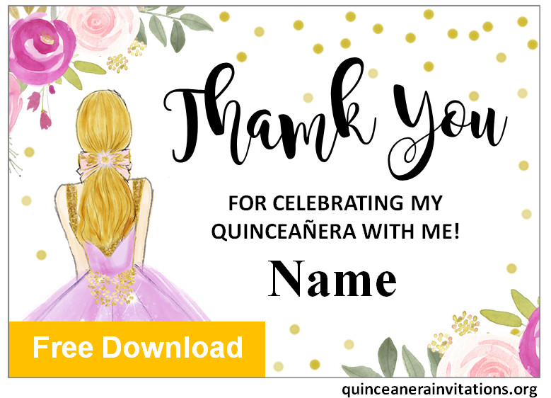 printable quinceanera stationery